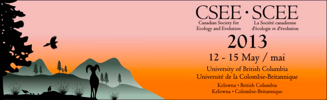2013 Annual Conference of the Canadian Society for Ecology and Evolution